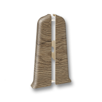 Торцевые (пара) для плинтуса 85мм "Деконика" (1 пара во флоупак), 211 Дуб рустик