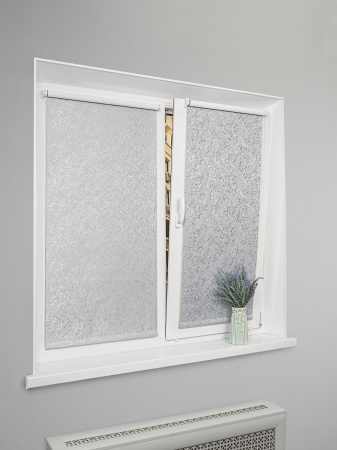 Рулонная штора Блэкаут LM 87-08 «Эстель» Серая