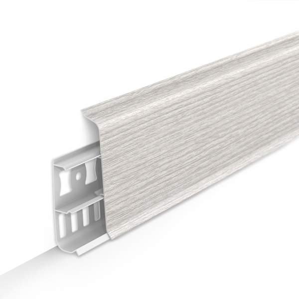 Плинтус напольный 85мм 2,2м "Идеал Деконика", 265 Клен патина