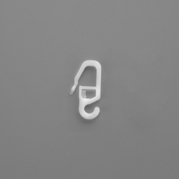 Крючок белый, (10шт.)